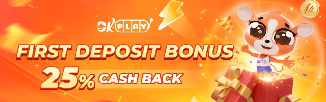 OK Play First Deposit Bonus
